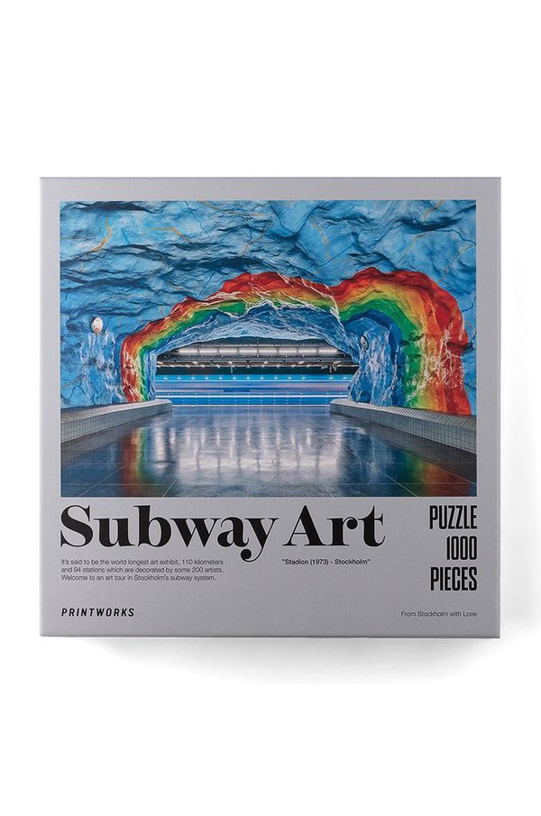 Printworks Printworks puzzle Subway Art Rainbow 1000 elementów