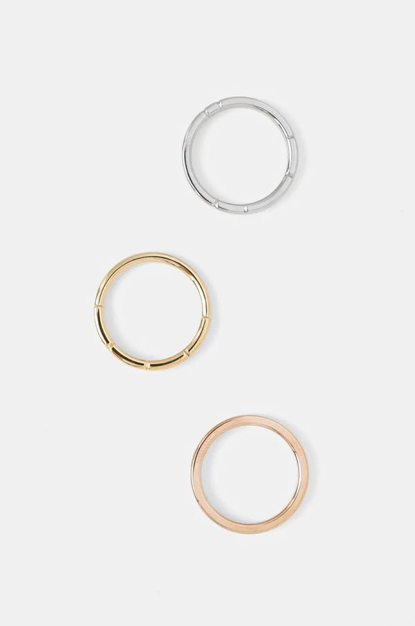 Calvin Klein Prstani Calvin Klein 3-pack 35000458