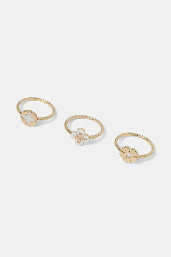 Tory Burch Prstani Tory Burch Clover 3-pack