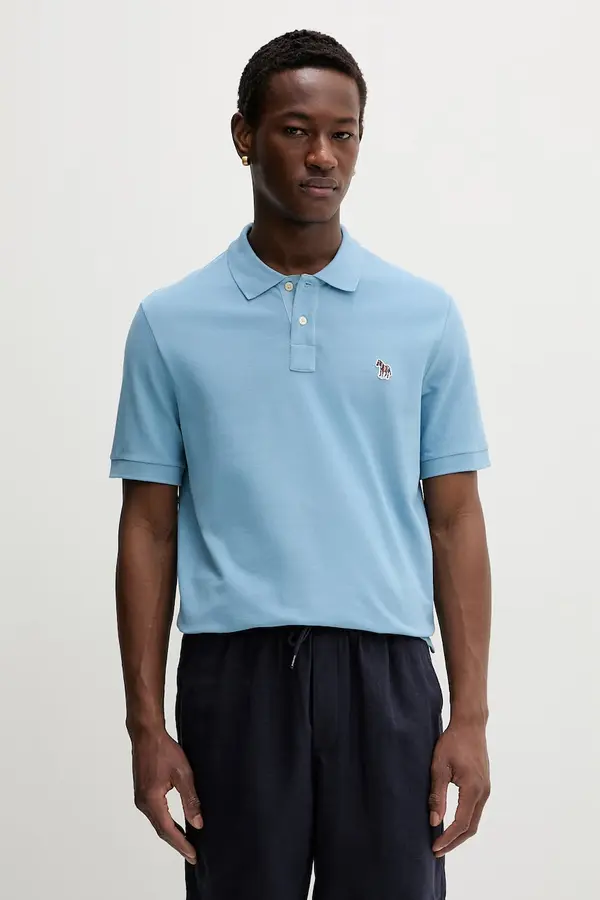 PS Paul Smith PS Paul Smith polo majica moška bombažna