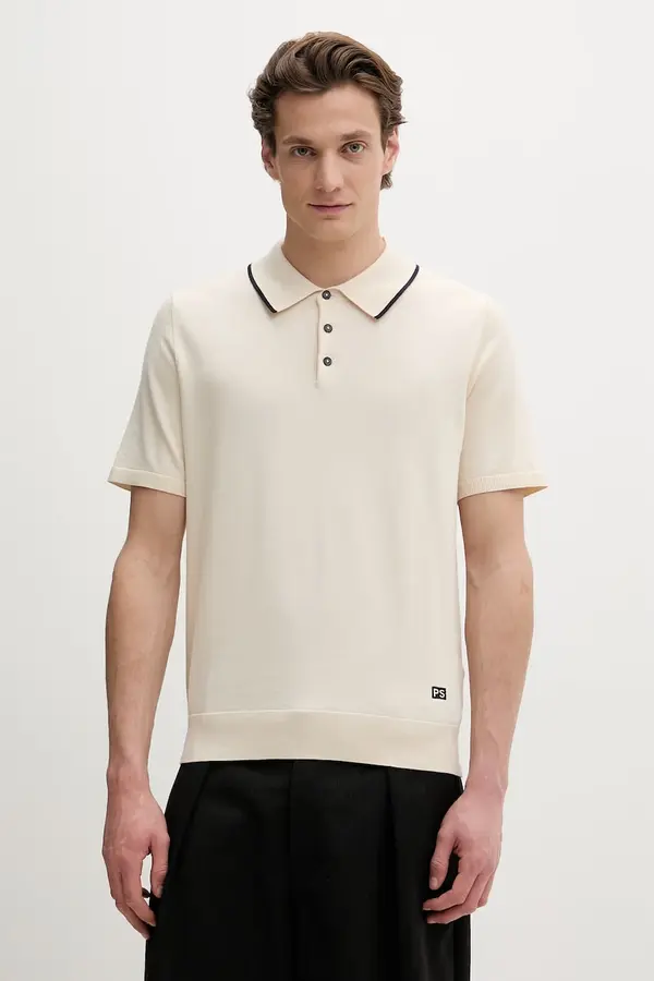 PS Paul Smith PS Paul Smith polo majica moška bombažna