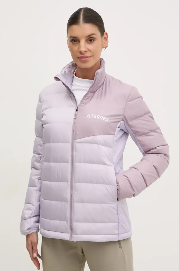 adidas TERREX Puhasta športna jakna adidas TERREX Multi roza barva, JD8415