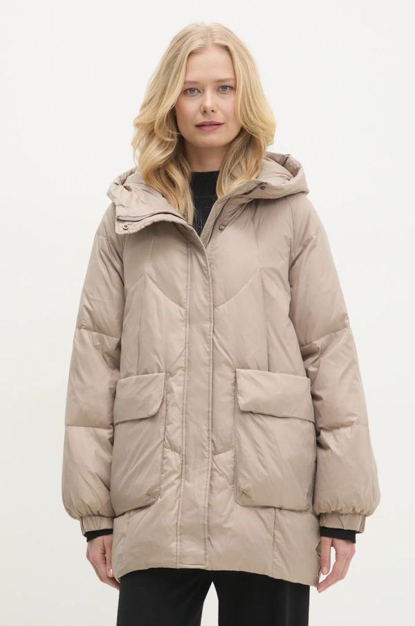 Answear Lab Puhovka Answear Lab ženska, bež barva