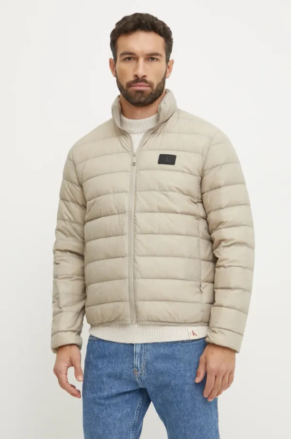 Calvin Klein Jeans Puhovka Calvin Klein Jeans moška, bež barva, J30J326716