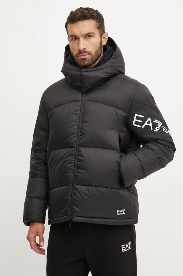 EA7 Emporio Armani Puhovka EA7 Emporio Armani moška, črna barva, PNEOZ.6DPB33