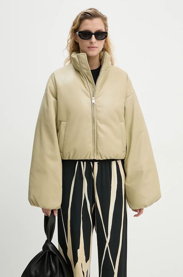 Nanushka Puhovka Nanushka LILIMA ženska, zelena barva, NW24PFSG11062