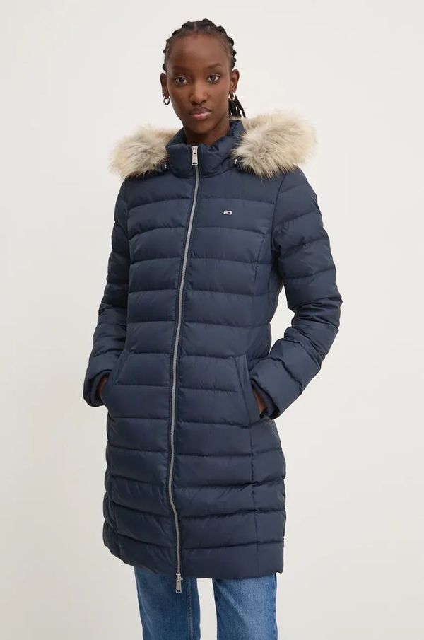 Tommy Jeans Puhovka Tommy Jeans ženska, mornarsko modra barva, DW0DW18864