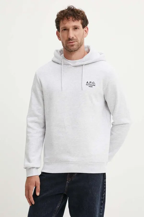 A.P.C. Pulover A.P.C. hoodie standard rue madame GOTS