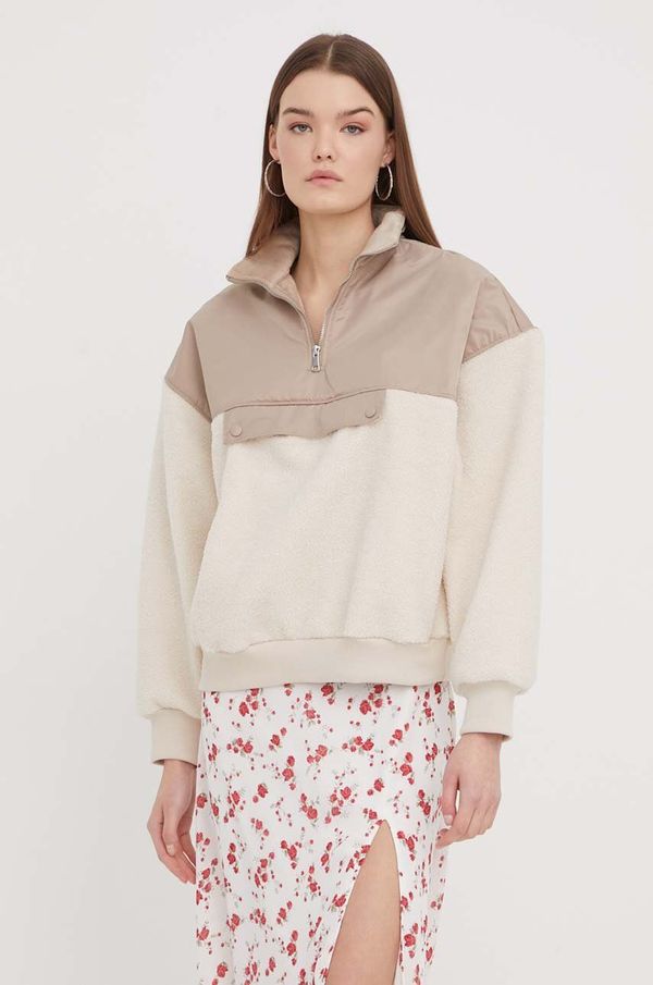 Abercrombie & Fitch Pulover Abercrombie & Fitch ženska, bež barva