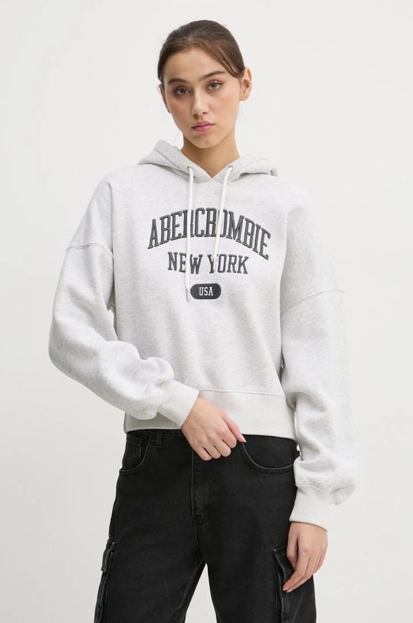 Abercrombie & Fitch Pulover Abercrombie & Fitch ženski, siva barva, KI152-4201