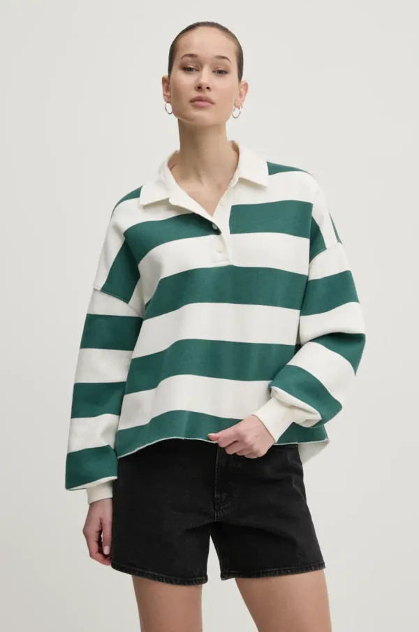 Abercrombie & Fitch Pulover Abercrombie & Fitch ženski, zelena barva, KI152-5112