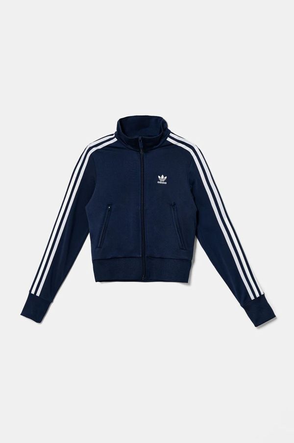 adidas Originals Pulover adidas Originals Adicolor Classics Firebird ženski, mornarsko modra barva, JC8263