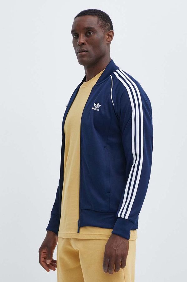 adidas Originals Pulover adidas Originals Adicolor Classics SST Track Jacket moški, mornarsko modra barva, IR9866