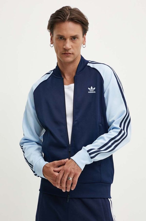 adidas Originals Pulover adidas Originals Adicolor Classics SST Track Jacket moški, mornarsko modra barva, IY8732