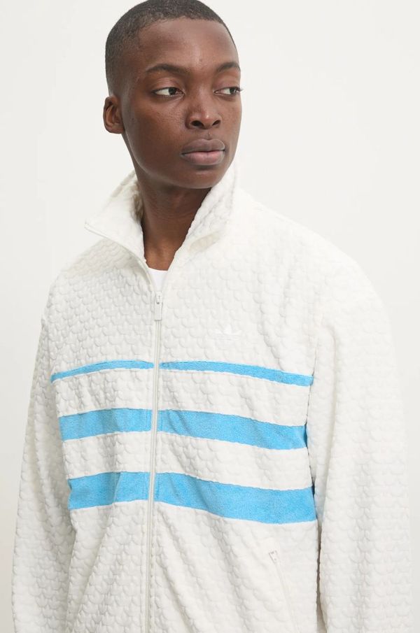 adidas Originals Pulover adidas Originals Q12 MONOGRAM T moški, bež barva, JP4420