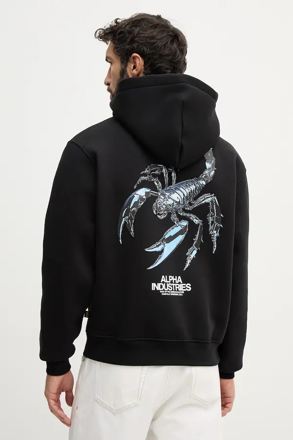 Alpha Industries Pulover Alpha Industries Scorpion Cyborg Hoodie