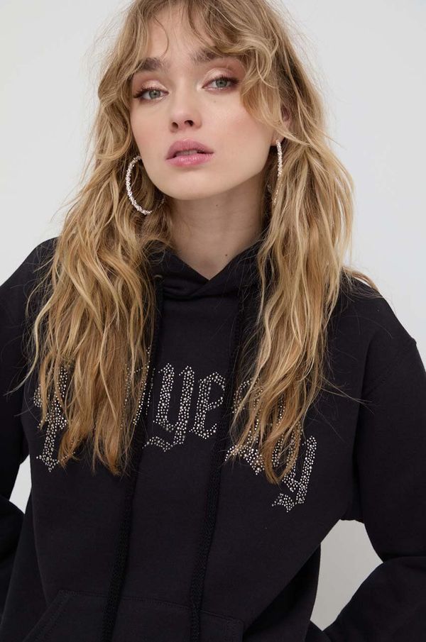 Aniye By Pulover Aniye By ženska, črna barva, s kapuco