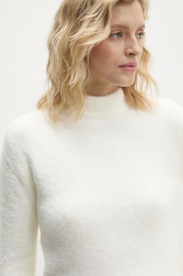 Answear Lab Pulover Answear Lab ženski, bela barva