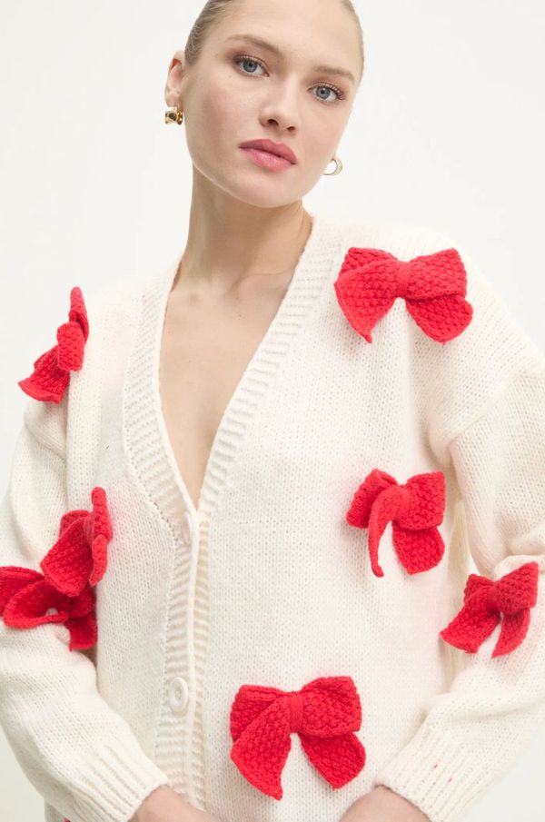 Answear Lab Pulover Answear Lab ženski, bela barva