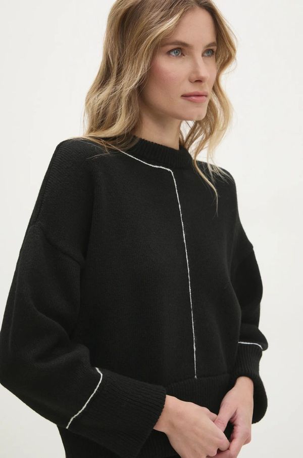 Answear Lab Pulover Answear Lab ženski, črna barva