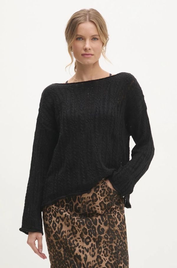 Answear Lab Pulover Answear Lab ženski, črna barva