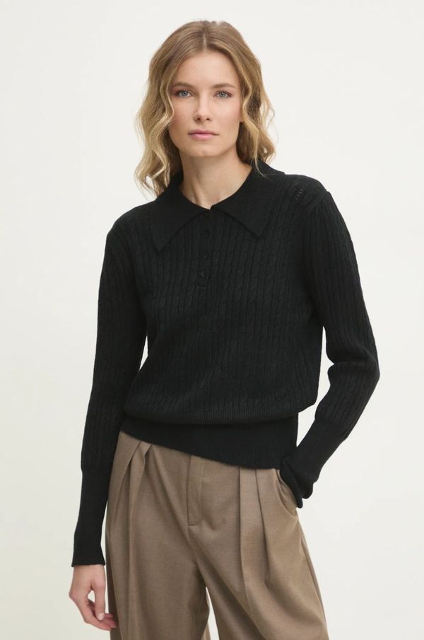 Answear Lab Pulover Answear Lab ženski, črna barva