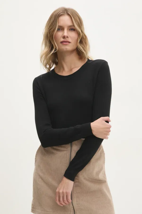 Answear Lab Pulover Answear Lab ženski, črna barva