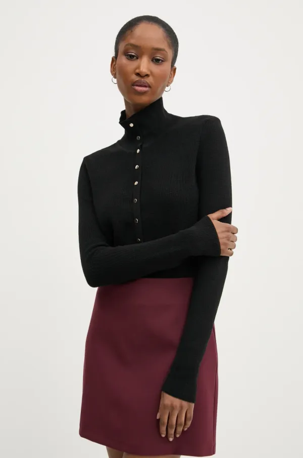 Answear Lab Pulover Answear Lab ženski, črna barva