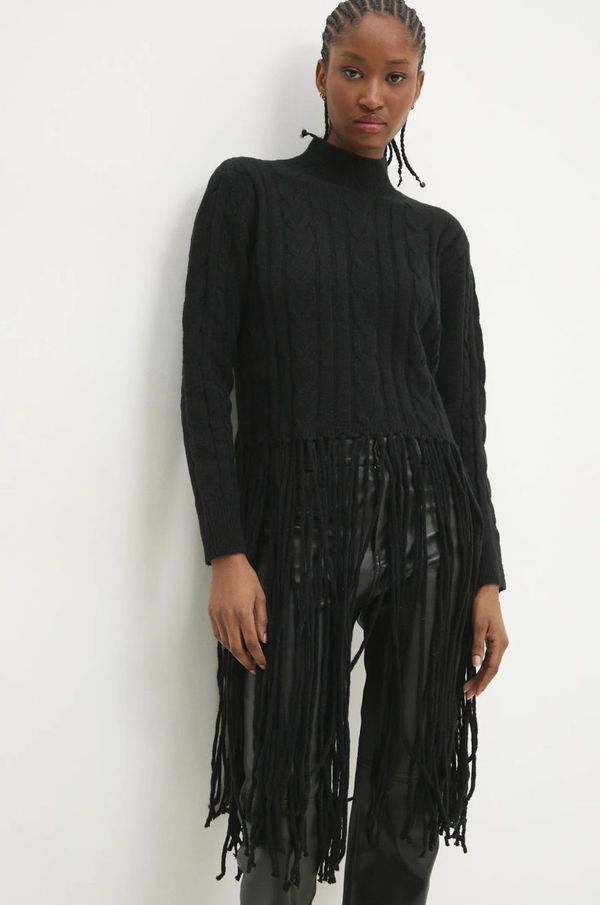 Answear Lab Pulover Answear Lab ženski, črna barva