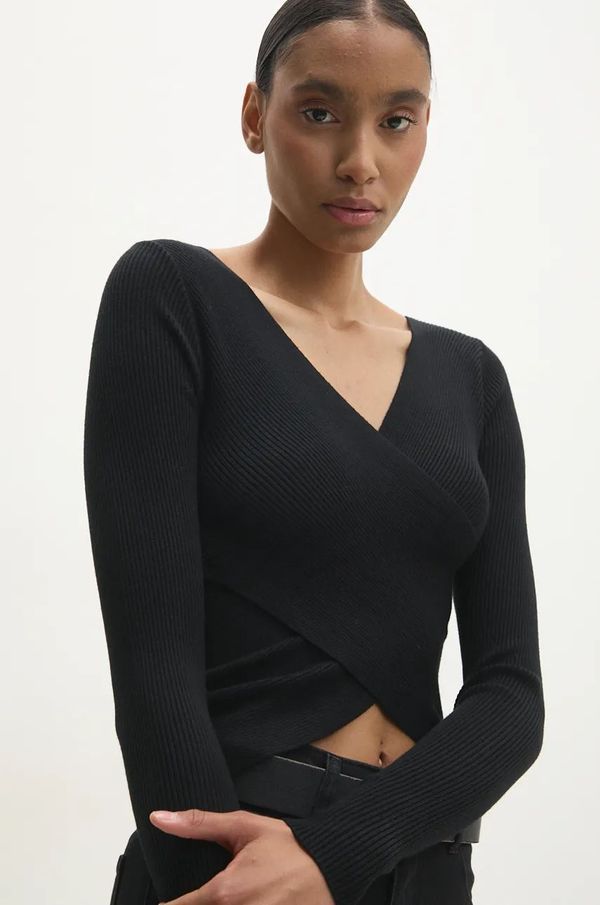 Answear Lab Pulover Answear Lab ženski, črna barva