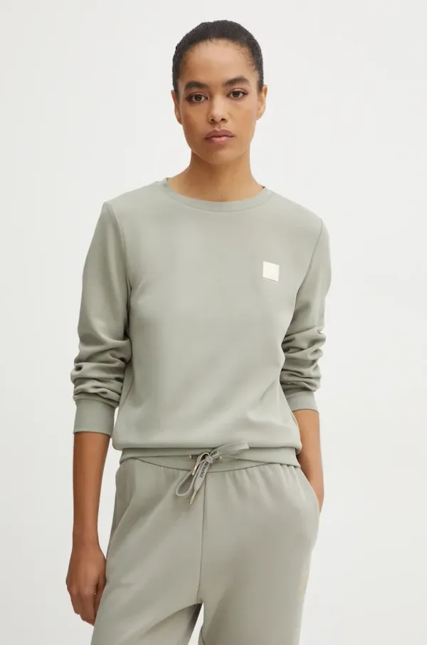 Armani Exchange Pulover Armani Exchange ženski, siva barva, 6DYM62 YJFYZ