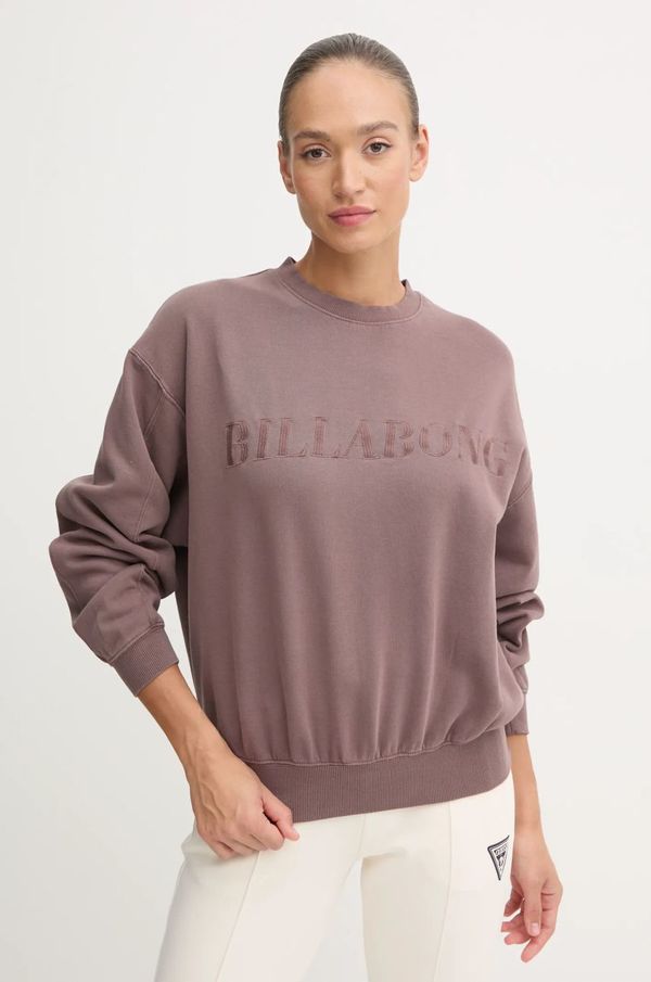 Billabong Pulover Billabong Palmin ženski, rjava barva, ABJFT00456