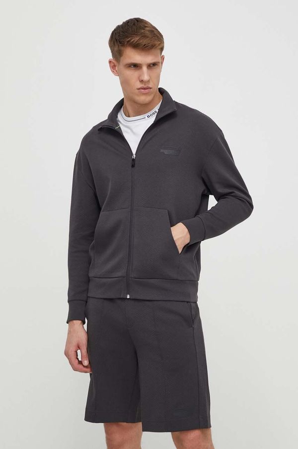 BOSS Green Pulover Boss Green moška, siva barva