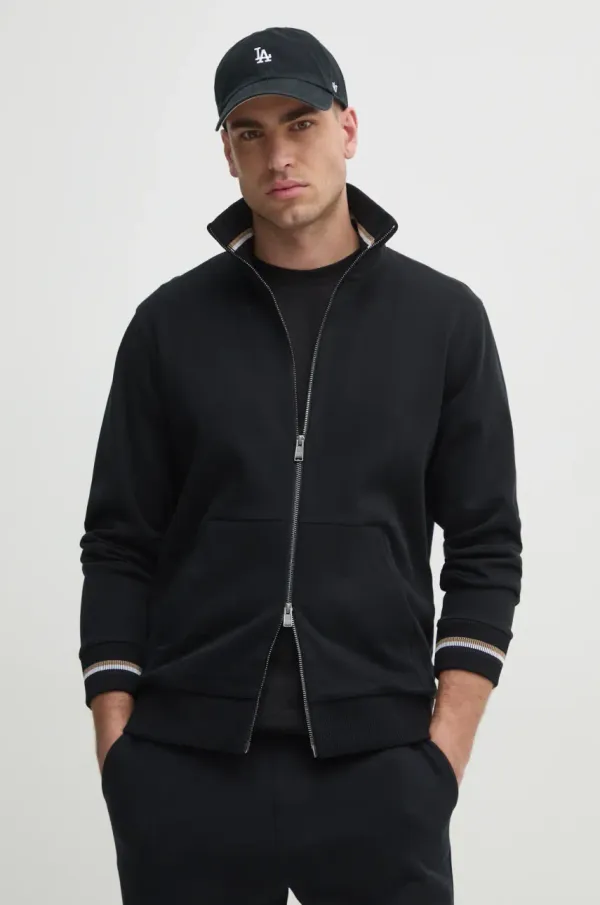 BOSS Pulover BOSS moški, črna barva, 50531855