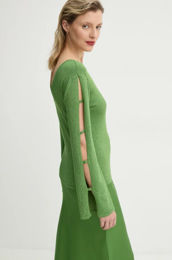 Bruuns Bazaar Pulover Bruuns Bazaar ženski, zelena barva, BBW4331