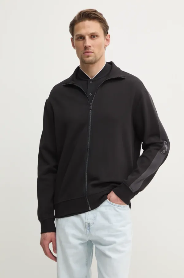 Calvin Klein Jeans Pulover Calvin Klein Jeans moški, črna barva, J30J327244