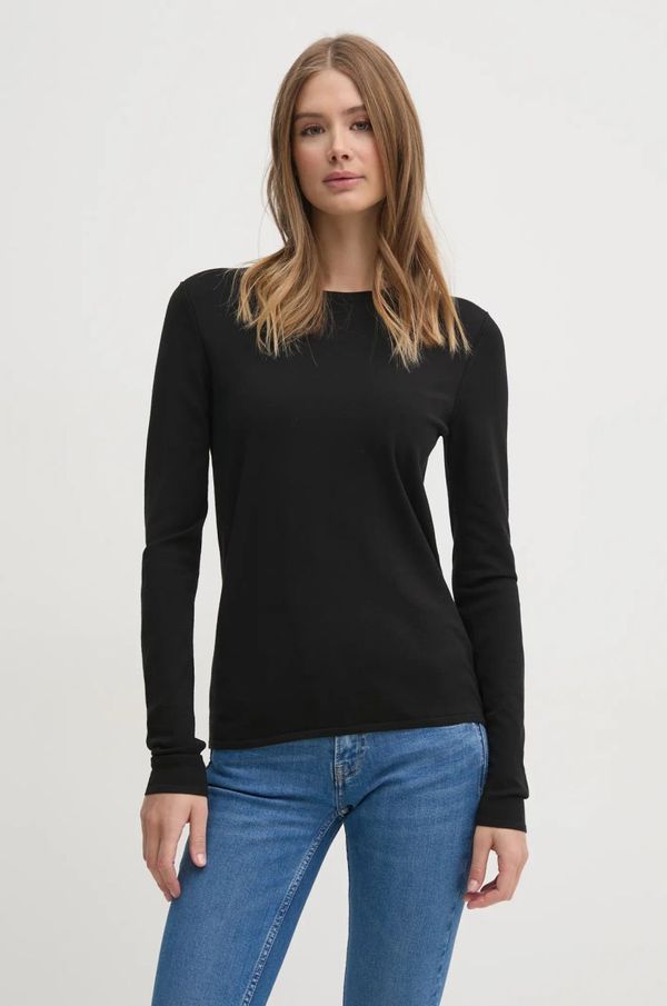 Calvin Klein Pulover Calvin Klein ženski, črna barva, K20K208031