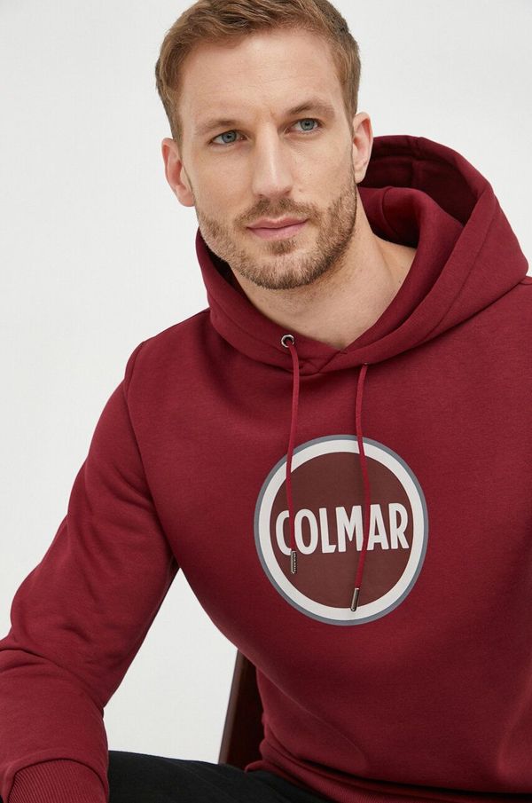 Colmar Pulover Colmar moška, rjava barva, s kapuco