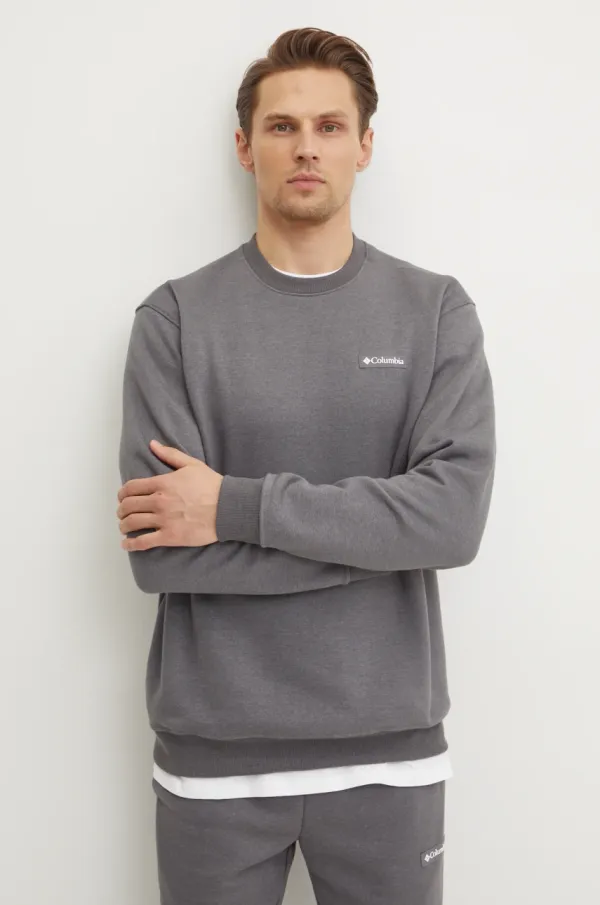 Columbia Pulover Columbia Meridian Creek moški, siva barva, 2095701