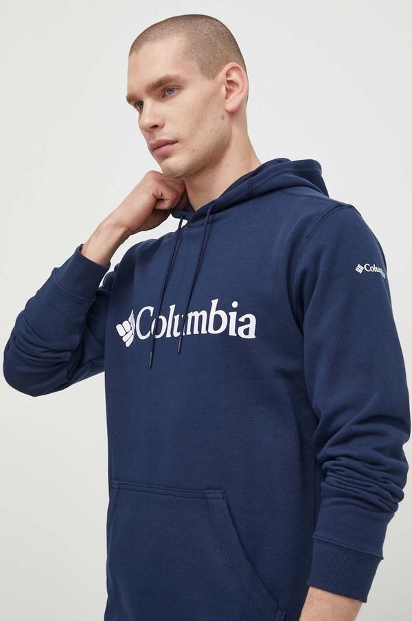 Columbia Pulover Columbia moška, rdeča barva, s kapuco