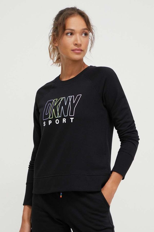 DKNY Pulover Dkny ženska, črna barva