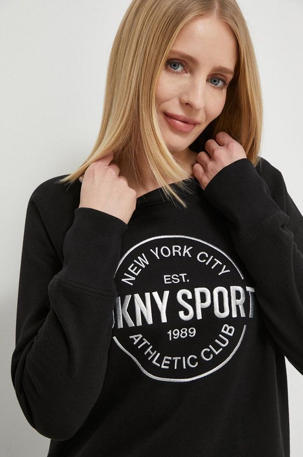 DKNY Pulover Dkny ženska, črna barva