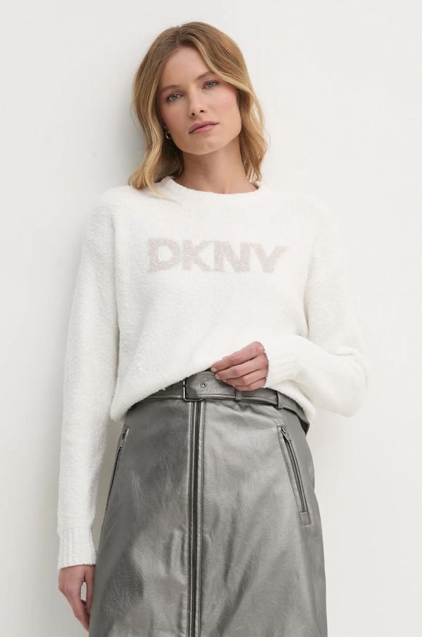 DKNY Pulover Dkny ženski, bež barva, DJ4R0424