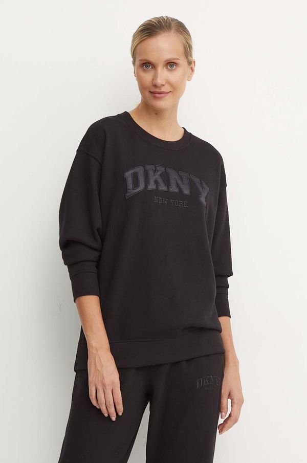 DKNY Pulover Dkny ženski, črna barva, DP4T9809