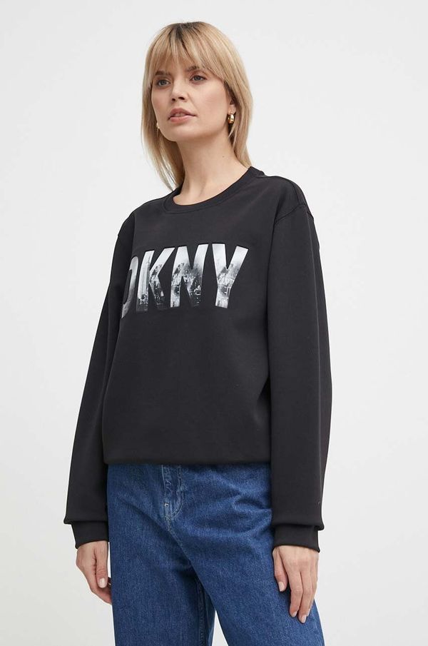 DKNY Pulover Dkny ženski, črna barva, P4AHASID