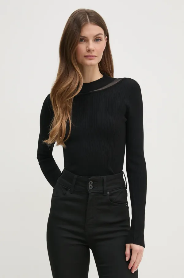 DKNY Pulover Dkny ženski, črna barva, P4KSBT83