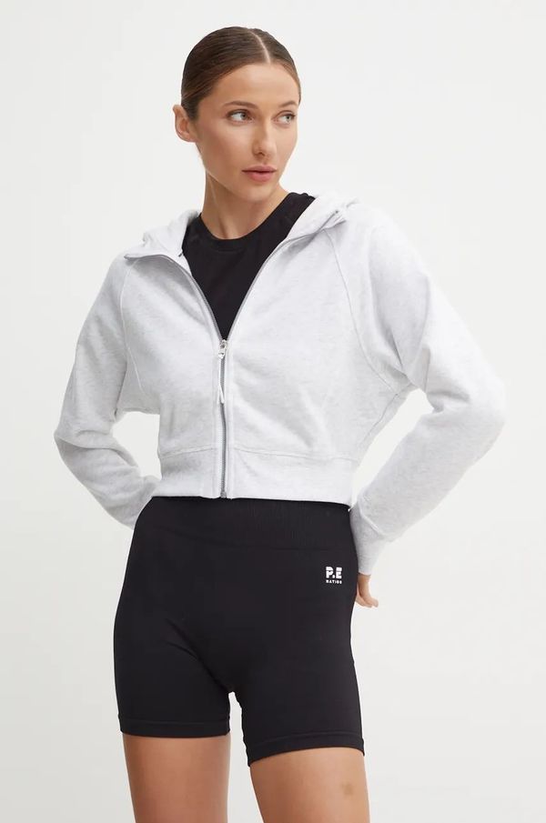 DKNY Pulover Dkny ženski, siva barva, s kapuco, DP4J9487