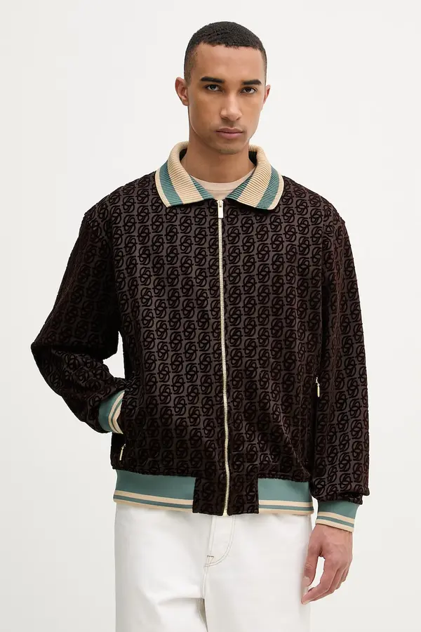Drôle de Monsieur Pulover Drôle de Monsieur La Veste SurvÍtement Monogramme