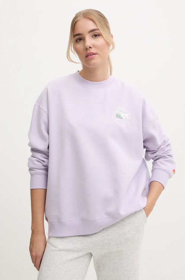 Ellesse Pulover Ellesse ARESKI ženski, vijolična barva, SGX20916