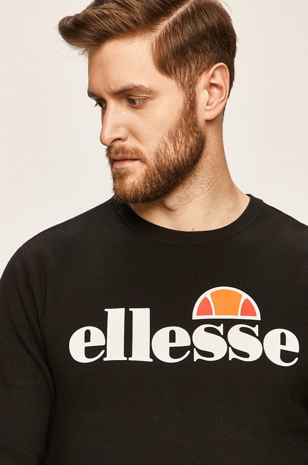 Ellesse Pulover Ellesse moška, črna barva